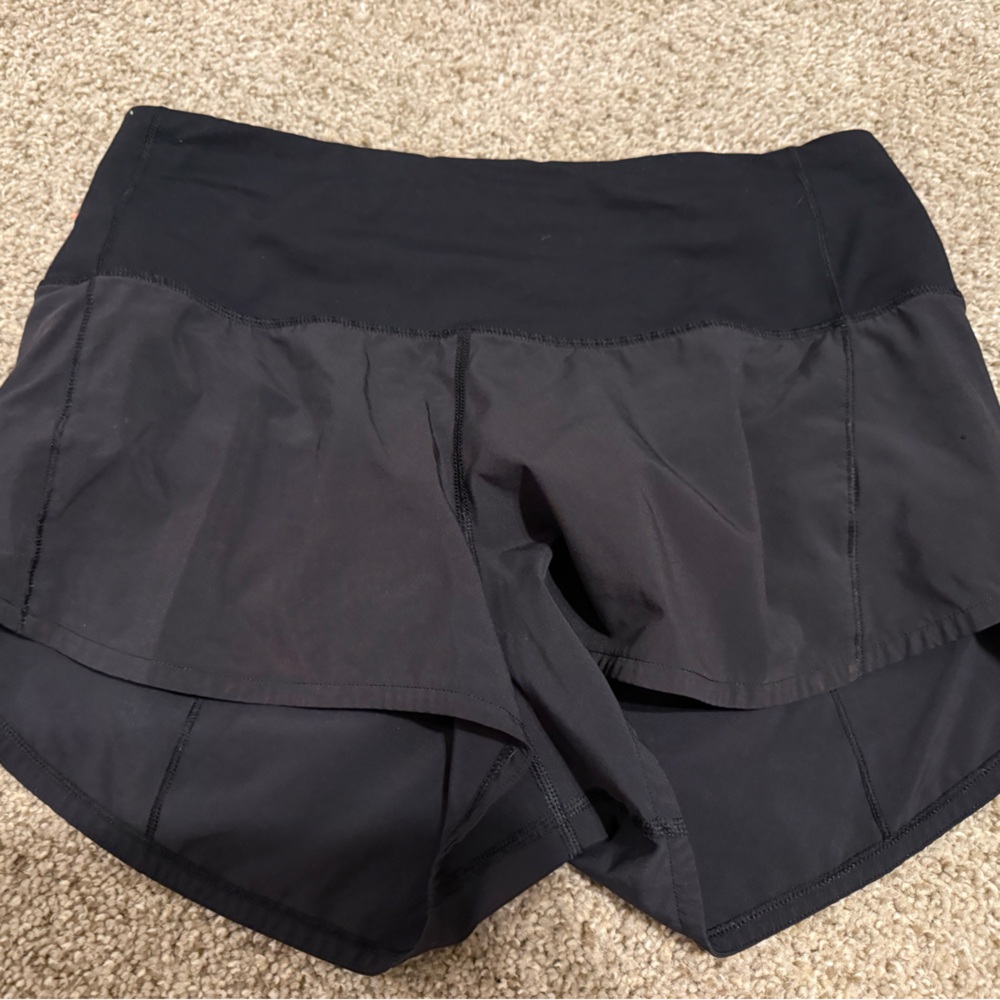 Women's Black Athletic Shorts